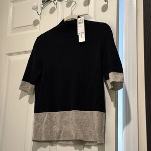 The Cashmere Project Black London Gray Heather S